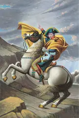 Mon General by Uwe Henneken, 2007, Öl auf Leinwand, sold Dec 2020