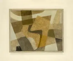 Bild No. 35/65 by Rudolf Jahns, 1965, Öl auf Hartfaser, sold Dec 2020