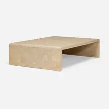 Waldo Fernandez, Custom coffee table, c. 1990, shagreen, wood