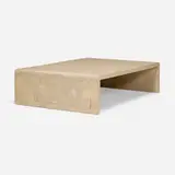 Waldo Fernandez, Custom coffee table, c. 1990, shagreen, wood