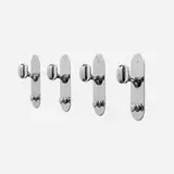 Luigi Caccia Dominioni, At 6 coat hangers, set of four