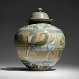 Untitled by Michael and Magdalena Suarez Frimkess, glazed stoneware, offered Nov 2025