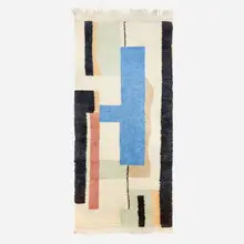 Blanc carpet by Fernand Léger, hand-knotted wool, offered Jul 2025
