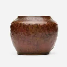 Dirk Van Erp, Warty vase, 1913-1915, hammered copper