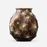 Vase by Edwin Martin for Martin Brothers Pottery, c. 1900, glazed stoneware, sold Sep 2021