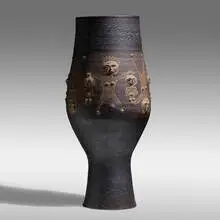 Edwin and Mary Scheier, Monumental chalice form, 1964, glazed stoneware