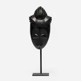 Marino Le Vaucour, Mask, c. 1950, enameled earthenware