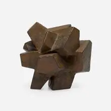 Study for Le Charbon by Pierre Sabatier, 1974, bronze, sold Feb 2025