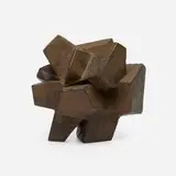 Pierre Sabatier, Study for Le Charbon, 1974, bronze