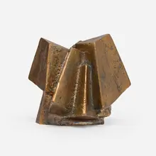 Charbonnite II by Pierre Sabatier, 1974, bronze, sold Feb 2025