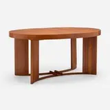 Gilbert Rohde, Dining table, model 3321, 1933, mahogany, burled veneer