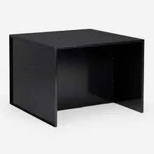No. 10 table by Donald Judd, 1984 / 2007, painted aluminum, sold Feb 2025