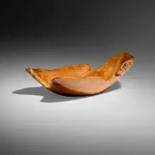 Bowl by Hugo França, c. 2012, pequi, sold Feb 2025