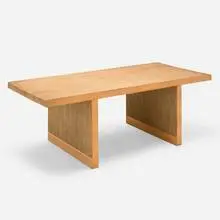 Frank Gehry, Rectangular dining table, 1972, laminated cardboard, Masonite