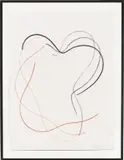 Anthony McCall, THROES (650, 700, 750 SECONDS), 2012, Kohle und Pastellkreide auf Velin