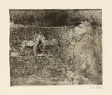 Emil Nolde, Der Landwirt, 1918, Radierung und Tonätzung auf Velin
