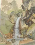 Ernst Fries, Wasserfall