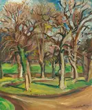 Othon Friesz, Arbres, 1940, Öl auf Leinwand