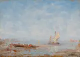 Félix Ziem, Voilier et gondole
