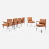 Milo Baughman, Dining chairs, set of six