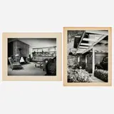 Julius Shulman, Two photographs of the Hammerman Residence designed by Richard Neutra