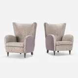Paolo Buffa, Lounge chairs, pair