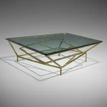 Sculptural coffee table by Silas Seandel, sculpture, offered Feb 2024