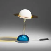 Daniela Puppa, Plutone lamp, model 2701, 1981, polychrome glass