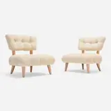 William 'Billy' Haines, Slipper chairs, pair