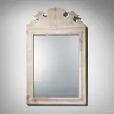 Frances Elkins, Mirrror from Mrs. Lester Armour residence, Lake Bluff, IL, c. 1940, vellum over wood, glass mirror