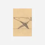 Carlo Mollino, Untitled (Drawing for a radio cabinet), c. 1944-46, graphite on vellum