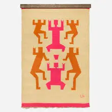 Evelyn Ackerman, Tapestry, c. 1960, hand-woven wool
