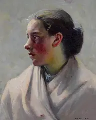 E. Irving Couse, Portrait of a young woman