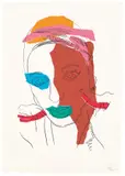 Andy Warhol, Aus: „Ladies and Gentlemen, 1975, Farbserigraphie auf glattem Papier