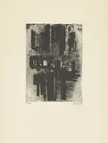 Pierre Soulages, Eau-forte n° 4, 1957, Radierung auf Rives-Velin