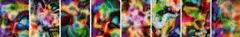 Thomas Ruff, Substrate, 2009, Ditone-Print auf festem Papier, 8-teiliges Leporello