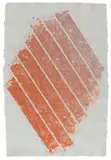 Kenneth Noland, PK 0107, 1979, Monotypie auf handgeschöpftem grauen Hadernpapier