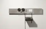 Dieter Rams, Hi-Fi-Hängesystem – bestehend aus: Steuergerät TS 45 / Tonbandgerät TG 60 / zwei Flachlautsprechern L 450 / Plattenspieler PS 402. 1964 / 1965 / 1965 / 1967