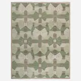 Contemporary, Swedish-style flatweave carpet, hand-woven wool