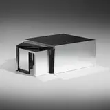 Johnston Marklee Architects and Walead Beshty, Custom nesting plinths, set of three, 2010, metal laminate over plywood