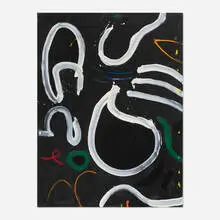 Emerson Woelffer, Untitled, 1992, oil and acrylic on canvas