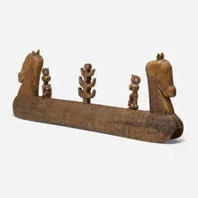 Southeast Asian, Ceremonial object, carved wood