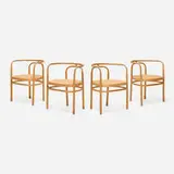 Poul Kjaerholm, Prototype chairs model PK15, set of four