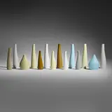Stig Lindberg, Collection of fourteen Reptil vases, c. 1960, glazed stoneware