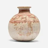 Southwestern, Vase, painted terracotta