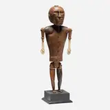 Willie Birch, Untitled, 1993, wood, leather, bone, horn, iron