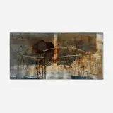 Patricia Larsen, River Spirit, mixed media on canvas