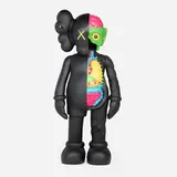 Kaws, Four Foot Dissected Companion (Black), 2009, painted cast vinyl