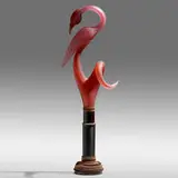 Jenny Pohlman and Sabrina Knowles, Bird in Tree at Sunrise, 2007, hand-blown and sculpted glass, ferrous and non-ferrous metals, found objects