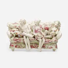 Chris Antemann, Maid's Eye View, 2009, glazed and gilt porcelain